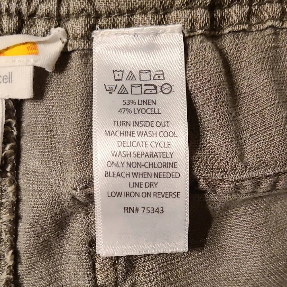 C&C‎ California Olive Green Linen Blend Pants Medium